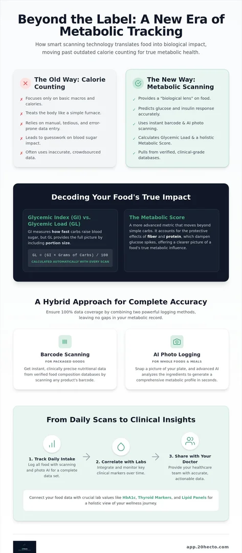 Barcode Nutrition Scanner for Metabolic Health: Beyond Calorie Counting in 2026